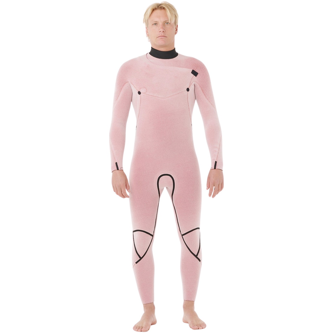 Roupa De Neoprene Rip Curl Flashbomb Fusion 4/3mm Com Zíper Chest Zip Modelo 176MFS, Black , 2026 -